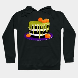 Striped Halloween Cake Hoodie